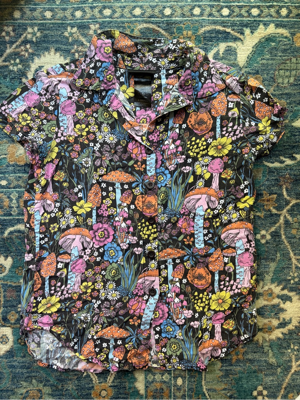 Nooworks Magical Mushroom Button-Up Top